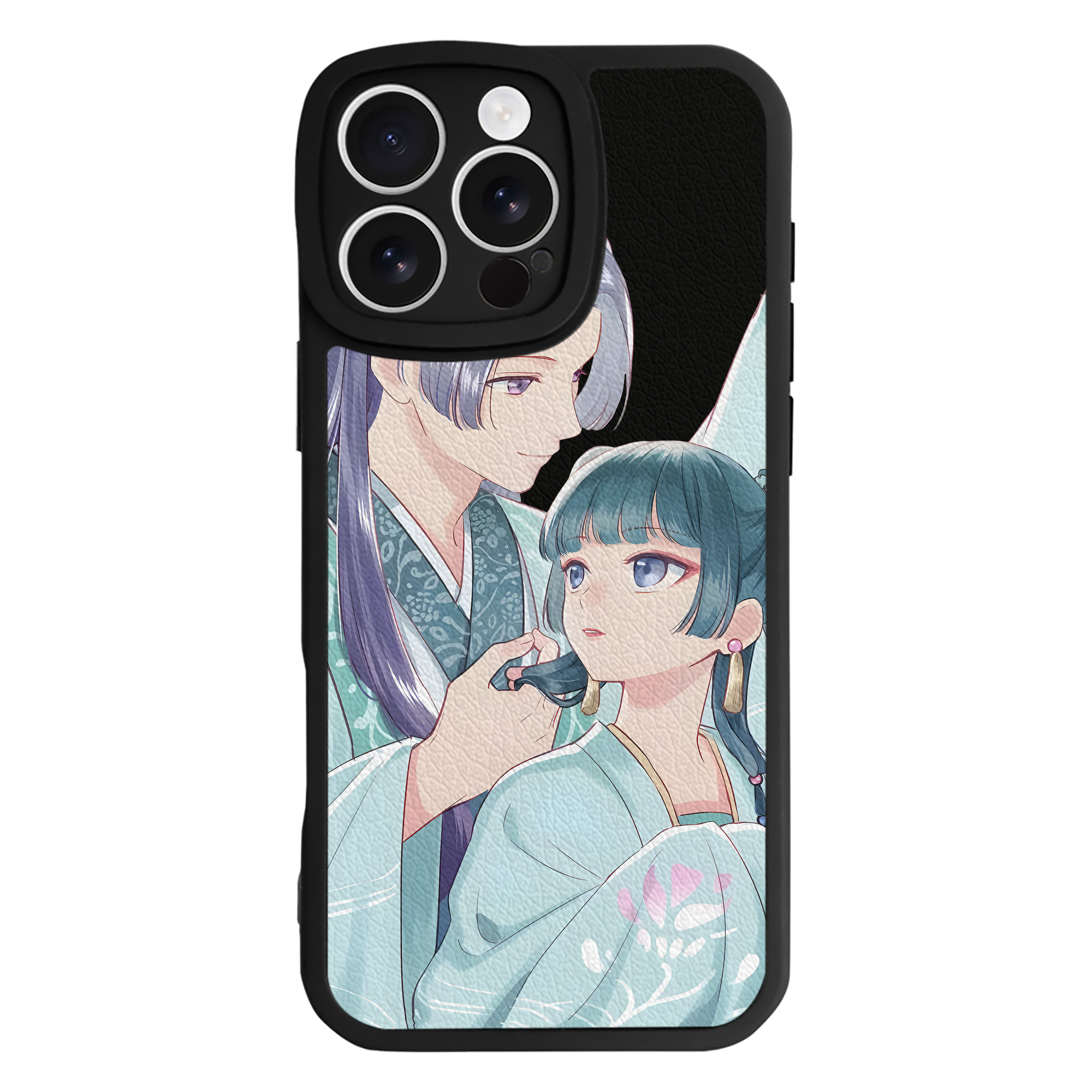 （画像用） 薬屋のひとりごと The Apothecary Diaries 【iPhone 16シリーズ対応】シリコンスマホケース（レザー調） 材質：シリコン